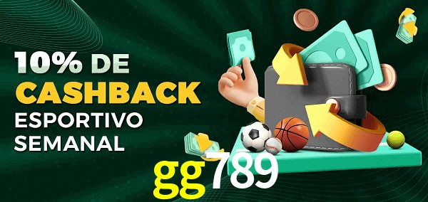 10% de bônus de cashback na gg789
